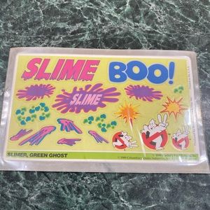 Vintage 1989 Ghostbusters Hardees Stickers Decals